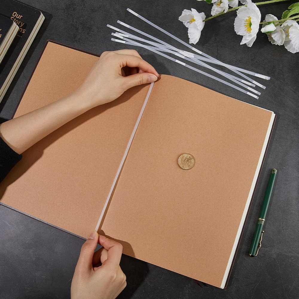 70 st breda termiska limremsor för bokreparation bokbindningsnätbaksida eva smältlim trepunktspositionering kontor