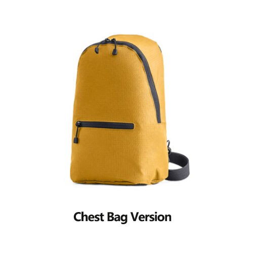 Xiaomi ZanJia Rucksack Leichte Serie Kleine Rucksack Und Brust Crossbody Frauen Mann Schulter Tasche Brust Tasche Drohne tasche Xiami: Brust Tasche Gelb