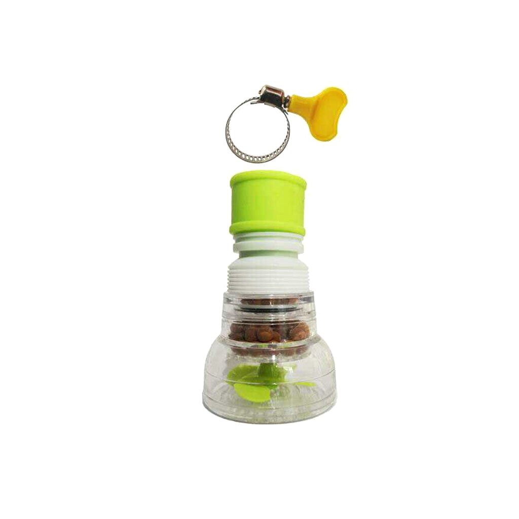 Grifo ajustable aireador difusor ahorro de agua grifo Ae para cocina boquilla filtro para grifo adaptador de agua burbujeador ducha difusor: Filter Green