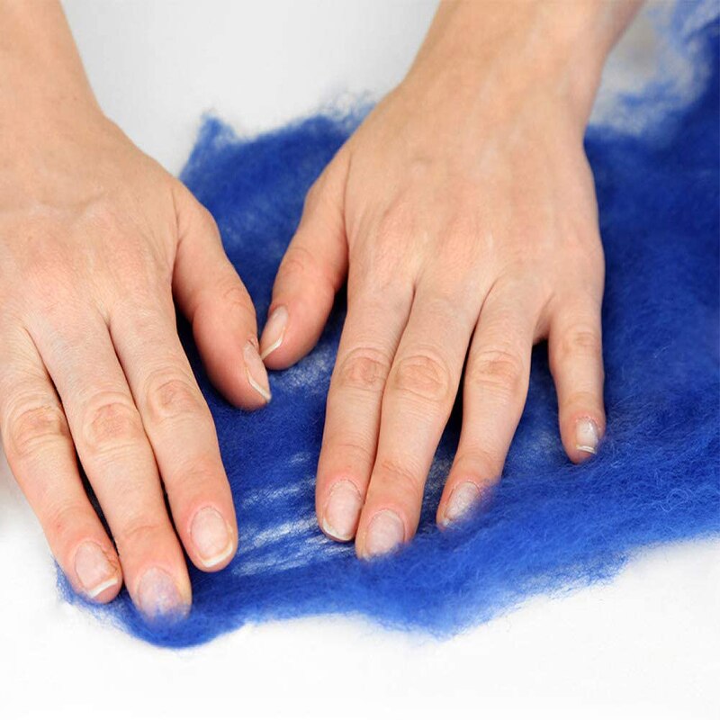 LMDZ Wool Roving Bulk Wool Chunky Yarn Soft Felting Wool Supplies for Hand Spinning, Felting, Blending, Weaving and DIY Craft