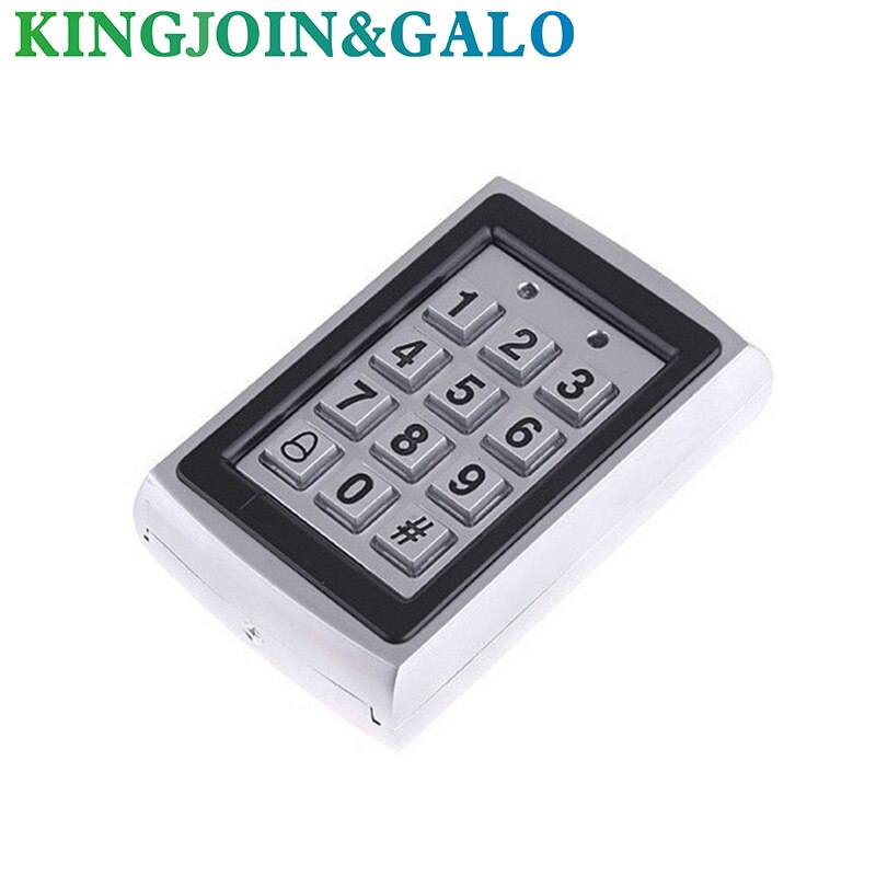 Metal RFID Reader 125kHz Proximity Door Access Control Keypad Support 1000 Users Electric Digital Password Door Lock