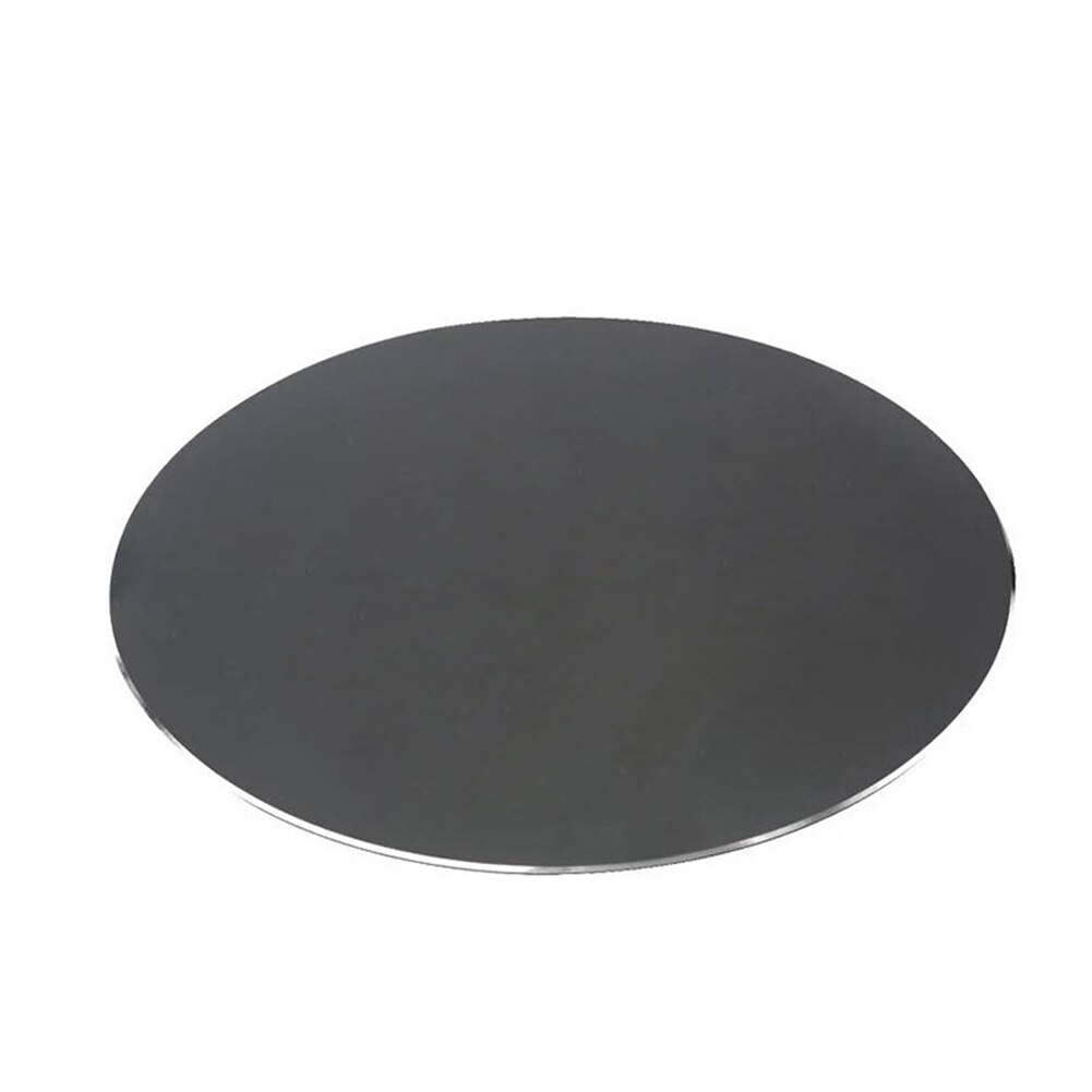 Aluminium Alloy Waterproof Round Desktop Gaming Mouse Mat Pad Computer Accessory: Black