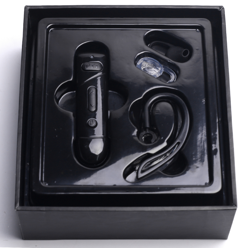 OPPXUN A09 MINI Walkie Talkie Interphone a mano libera prosciutto portatile Radio bidirezionale cuffia pratica ricetrasmettitore professionale Ultra piccolo: black