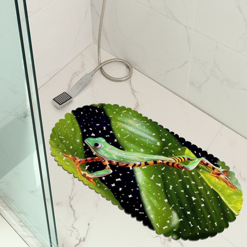 Bathroom, bathroom, anti-slip and waterproof pvc material, household mats, floor mats, massage mats bathroom mat set