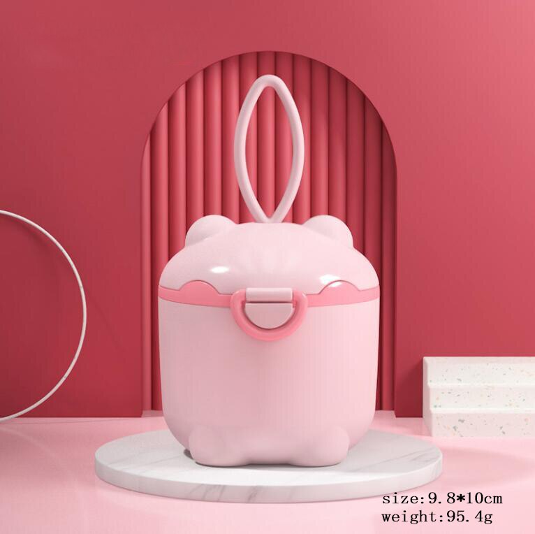 Portable Baby Food Storage Box Essential Cereal Cartoon Infant Milk Powder Box Fruit Snacks Feeding Food Storage Container Box: 12