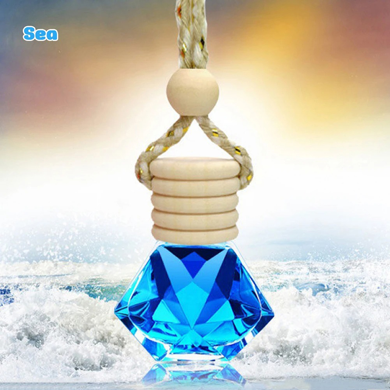 Auto luchtverfrisser Autoparfum hanger ontgeuren en geurverwijdering Hangende aromatherapie Auto-accessoires Interieurparfums: Bruin