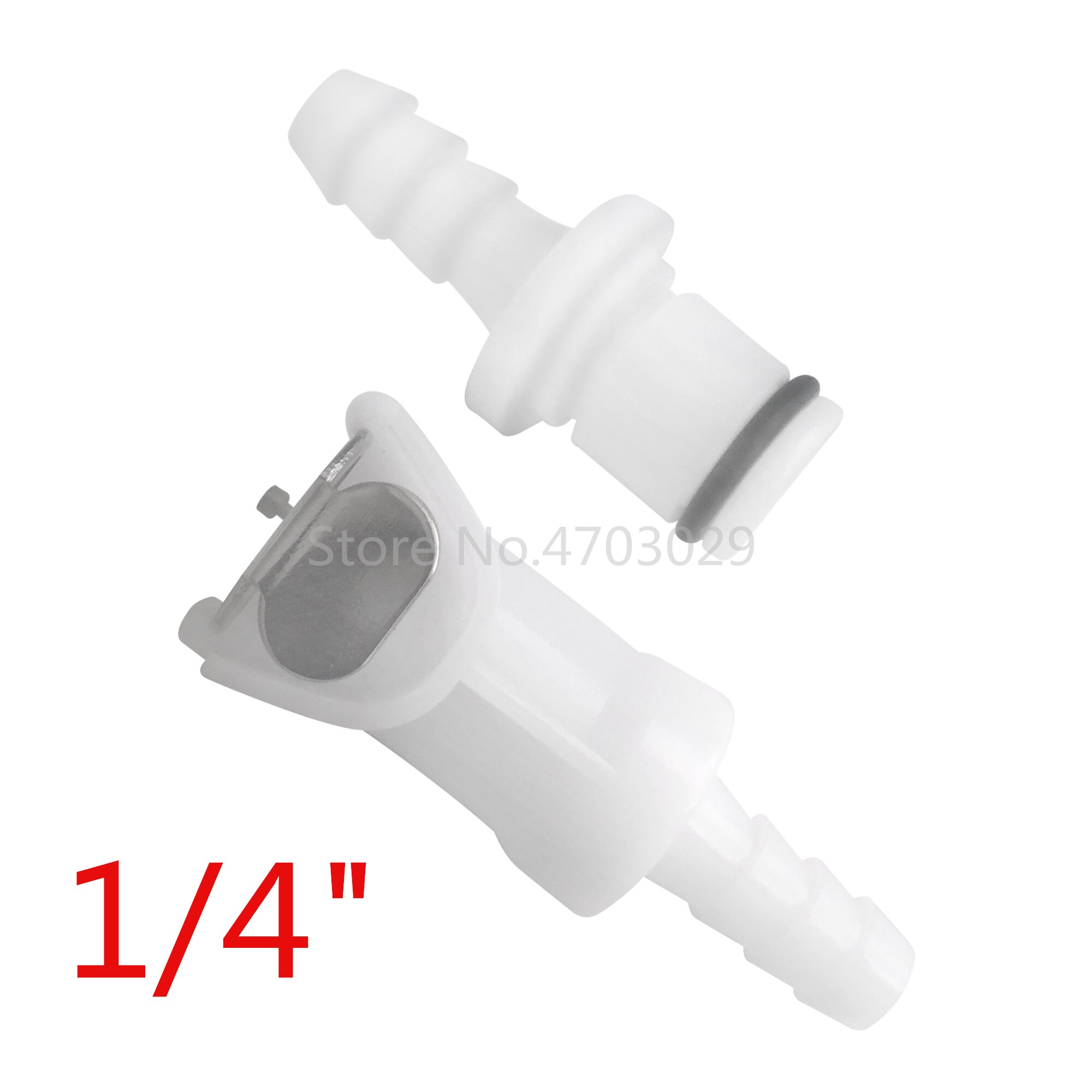 CPC Quick-Disconnect Hose Barb Quick Connector Unidirectional Check valve assembly: Brown