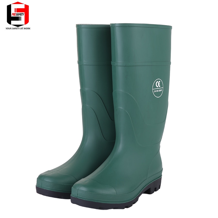 Break Resistance rain Boots Cheap Safety Gumboots PVC Safety Boots China Factory Mining Working BOOTS