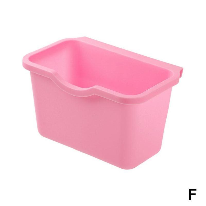 Kitchen Cabinet Door Hanging Trash Garbage Bin Can Rubbish Container Household Cleaning Tools Waste Bins: F