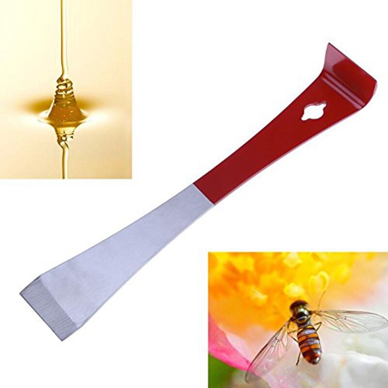 Stainless Steel Hook Hive Tool Beekeepers Extracting Scraper Pry Trim Bar Beekeeping Equipment Tools Honey Bee Hive