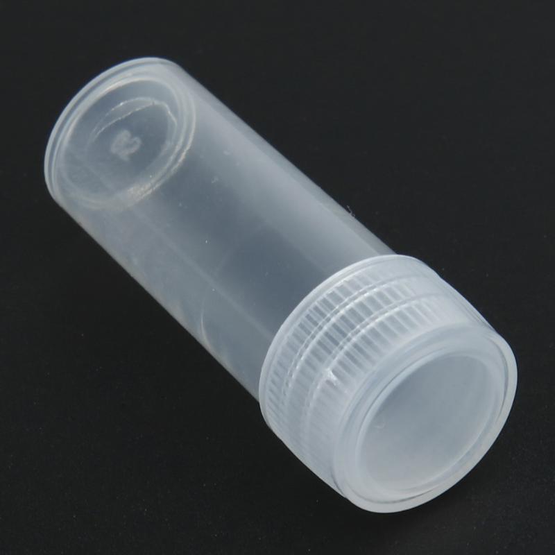 50PCS 5ML Empty Plastic Sample Bottles Cosmetic Containers Small Storage Contain Jar Bottle Refillable Bottle Measuring Tools