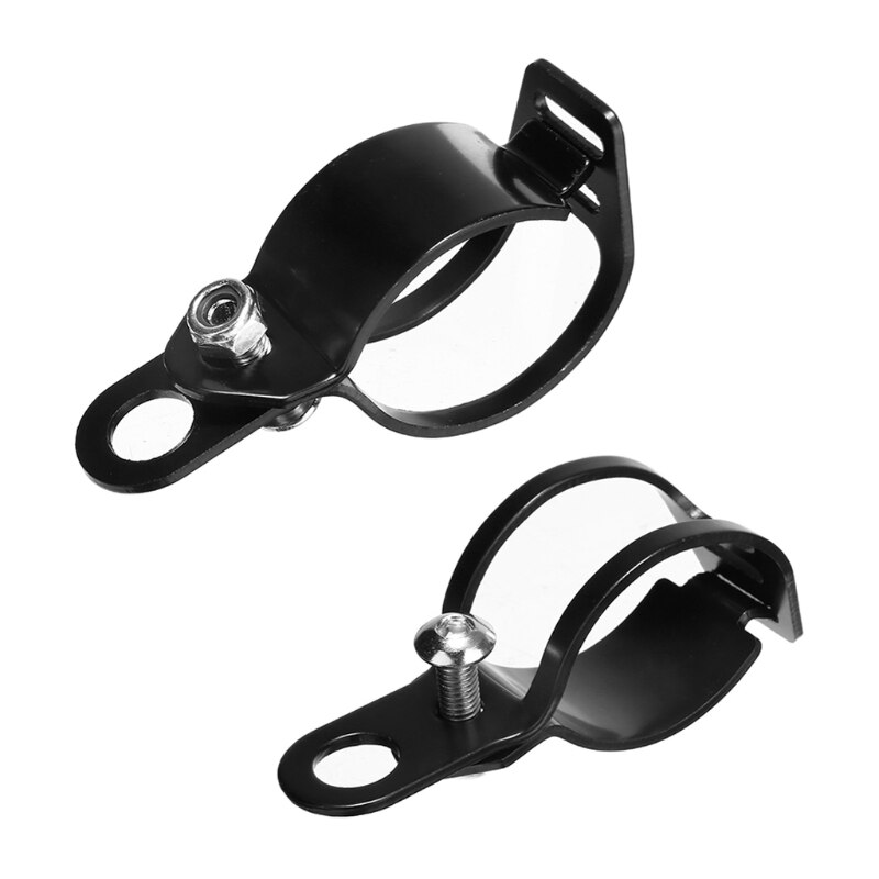 1Pair Universal Motorcycle Turn Signals Relocation Fork Clamps Bracket Headlight