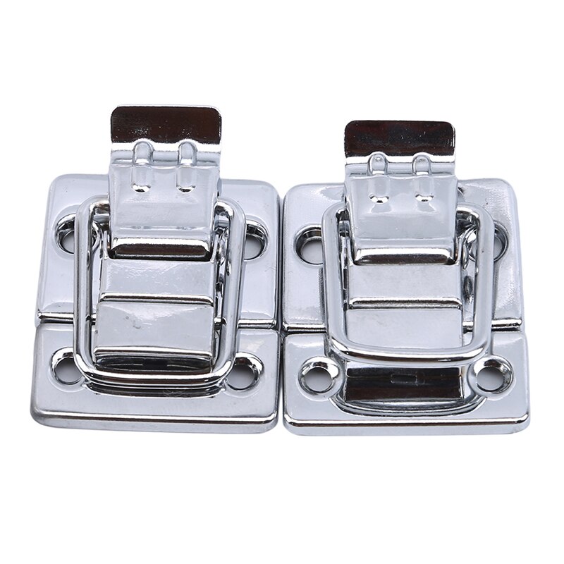 Stainless Steel Chrome Toggle Latch For Chest Box Case Suitcase Tool Clasp Cabinet Fitting Lock Belt Hasp Buckle Hardware: Default Title