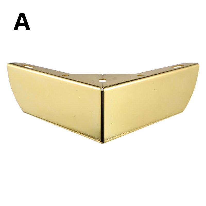 1pcs Heavy Load Bearing Furniture Legs Metal Cabinet Feet Chrome-Plated Triangle Sofa TV Cabinet Legs DIY Support Frame: A