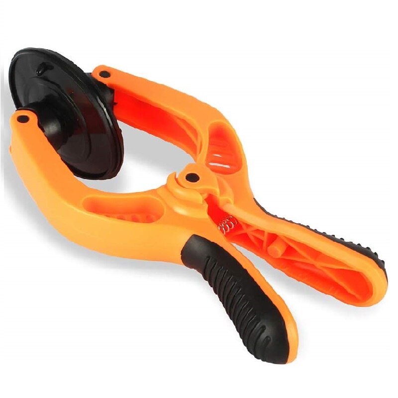 JM-OP10 LCD Screen Opening Tool Anti-slip Spring Pliers hand tools with 2pcs Suction Cups LCD Screen Disassemble Opening Tool