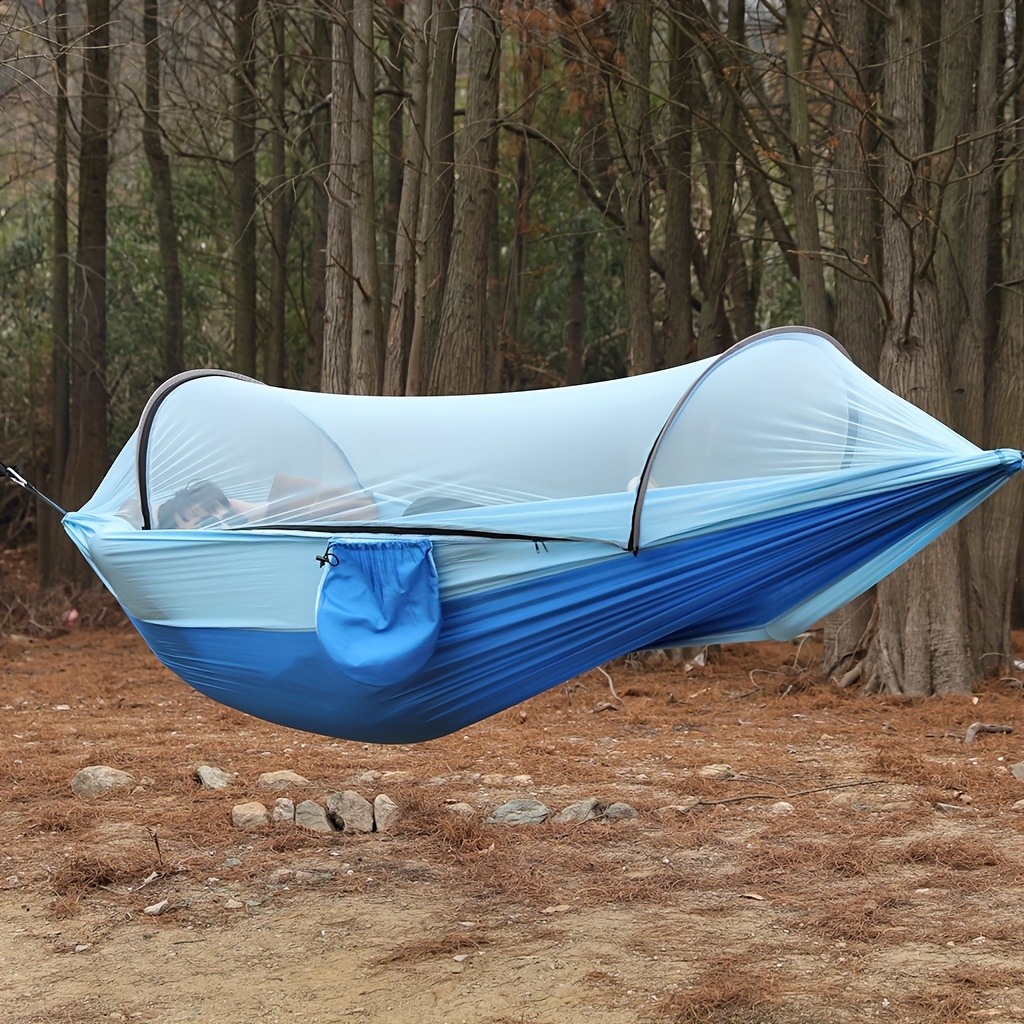 Mosquito Net Hammock Durable Camping Cot Up To 250kg Weight Capacity for Swing Options with Mosquito Net and Anti-Tipping: MULTI