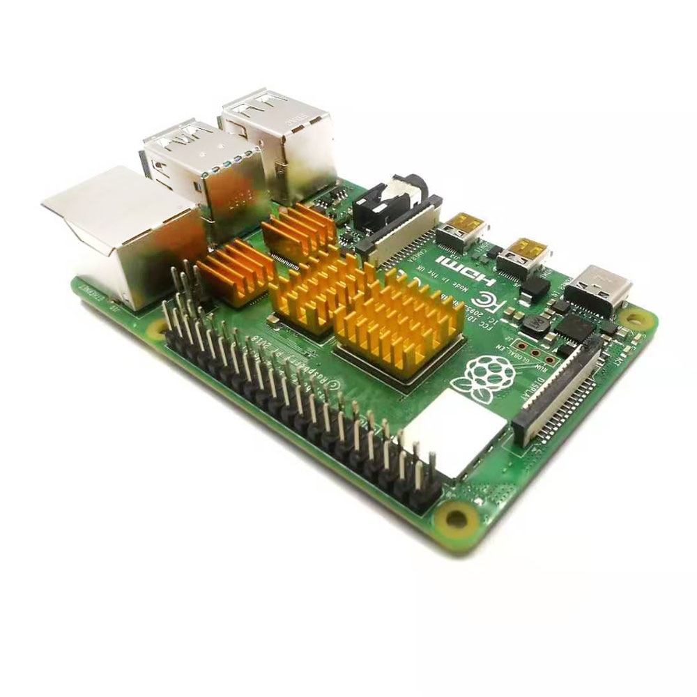 4 stücke Für Raspberry Pi 4B Aluminium Kühlkörper Kühler Kühler Kit für Raspberry Pi 4