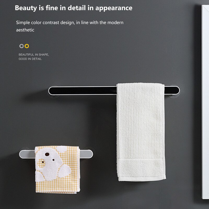 Håndkleholder veggmontert håndklehenger stansefri baderomshåndklestativ håndkleholder for baderom kjøkkenstativhenger