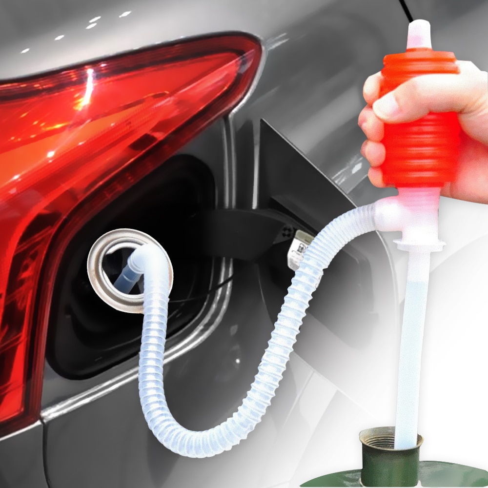 Manuel sifon sug vand kemisk væske pumpe bærbar bil lastbil brændstof olie benzin diesel transfer sucker hånd pumpe