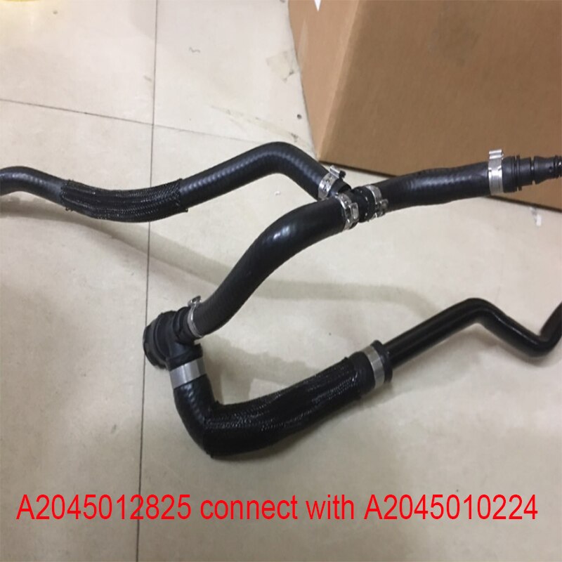 OEM A2045010124 A2045010224 Coolant Line Hose For Mercedes Benz C/E200/250 Rubber Water Hose Pipe