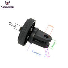 SnowHu For Mini Tripod Mount adaptor/adapter screw for Gopro Hero 9 8 7 6 5 4 For Yi 4K sjcam Camera accessories camera GP60B