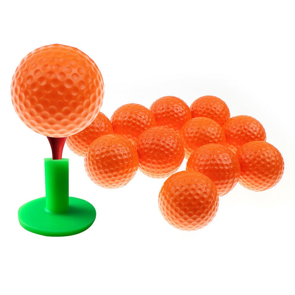 12Pcs Practice Golf Balls Funny Foam Balls for Indoor Or Outdoor Training Sports Training Aids Golf Accessories