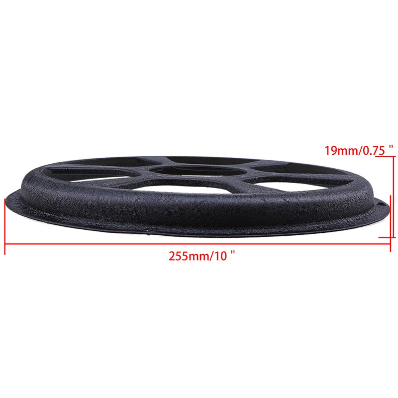 POSSBAY Universal 10" 12 Inch Car Audio Speaker Grille Guard Cover Black Auto SUV Subwoofer Sub Woofer Protector Round Grilles