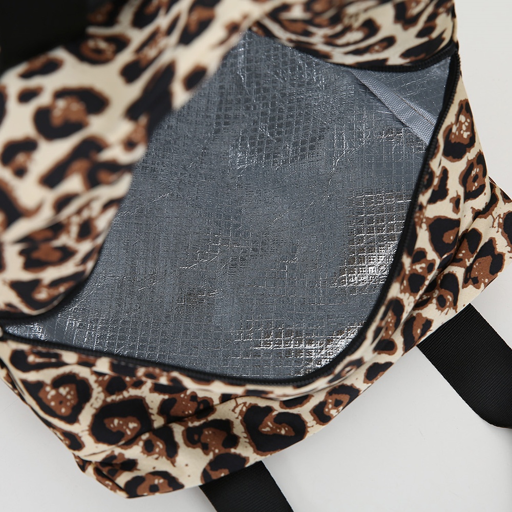 Bolsa de almuerzo de tela de nailon engrosada con papel de aluminio, fiambrera portátil de gran capacidad interior, bolsa de almacenamiento para trabajo, Picnic Scho