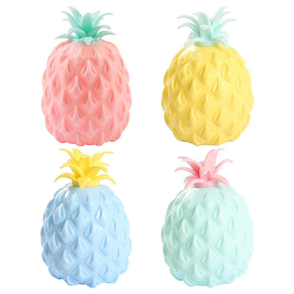 Silicone Pineapple Fidget Toys Squeeze Sensory Decompreossion Toy
