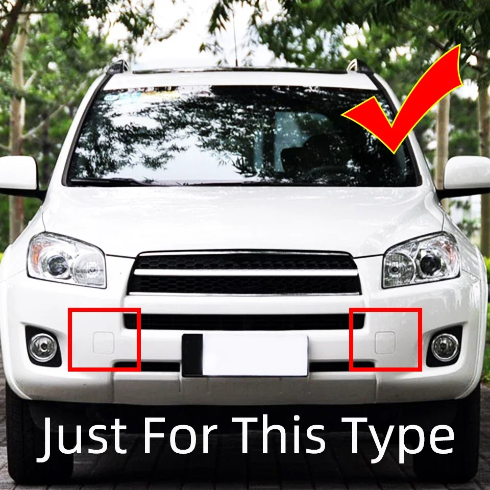 Auto Front Bumper Towing Hook Eye Cover Cap For Toyota Rav4 RAV4 Tow Hook Hauling Trailer Lid Red Silver White