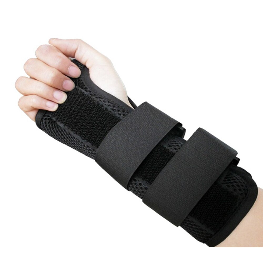 Adjustable Wrist Brace Removable Splint Universal Support for Fracture Carpal Tunnel Tendonitis Wrist Pain Sports Injuries - Siz