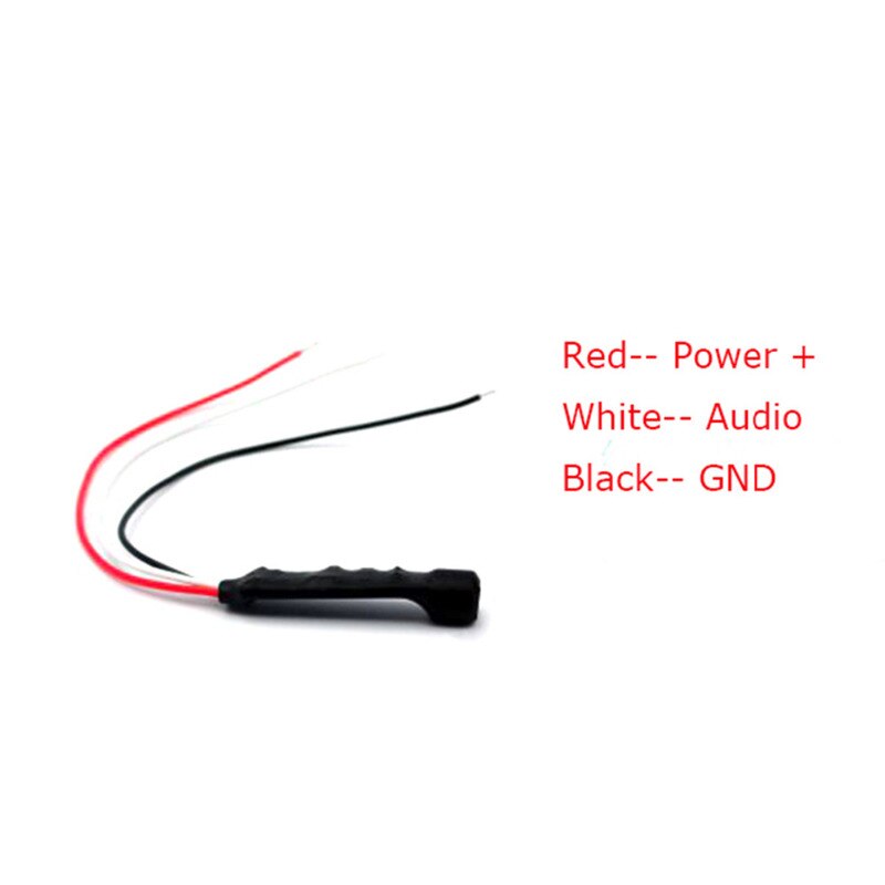 Richer-R CCTV-Kamera-Mikrofon Audio, High Sensitive Audio Pickup Device CCTV-Mikrofon Sound-, Audio Sound Voice Monitoring mit Interface für CCTV