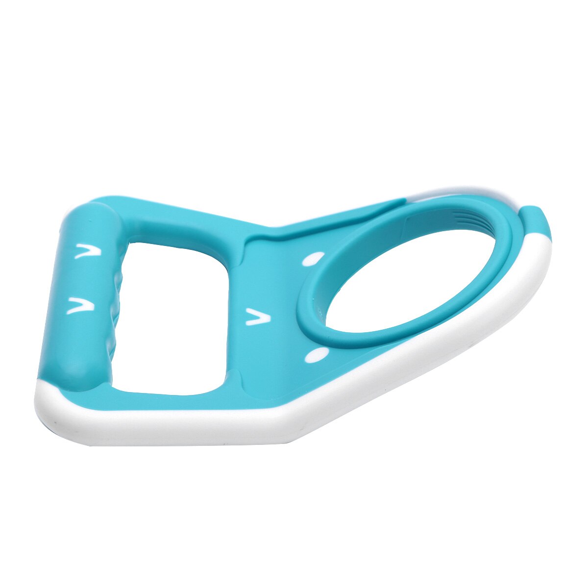 1pc hem 5 gallon dricksvattenflaska handtag vattenhink hink handtag flaskhållare lyftare med gummerad halkskyddshållare: Vit turkos