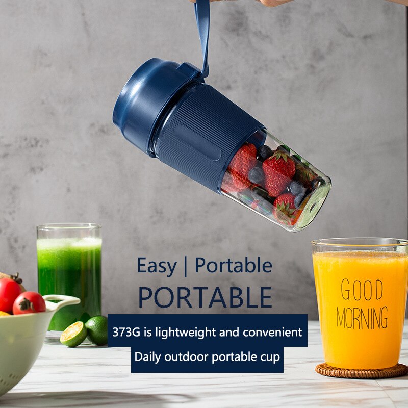 USB Rechargeable Blender Portable Juicer Household Juice Cup Mixer Electric Screw Smoothie Blender Lemon Orange Squeezer Machine