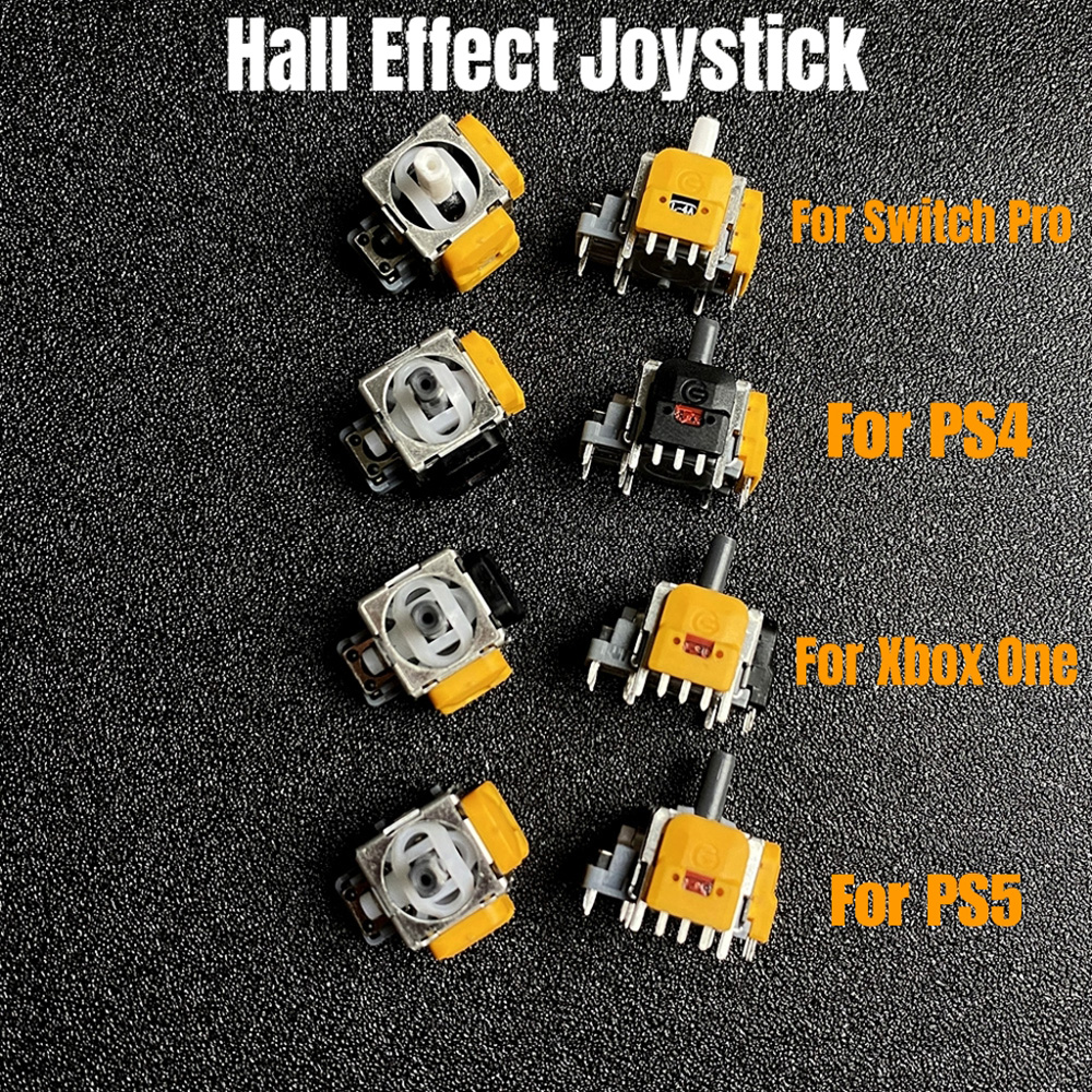2Stck Halle Wirkung Joystick Ersatz 3D Analog Stock Sensor Modul für Ps4 Ps5 Schalter Profi Xbox eins Regler Reparatur