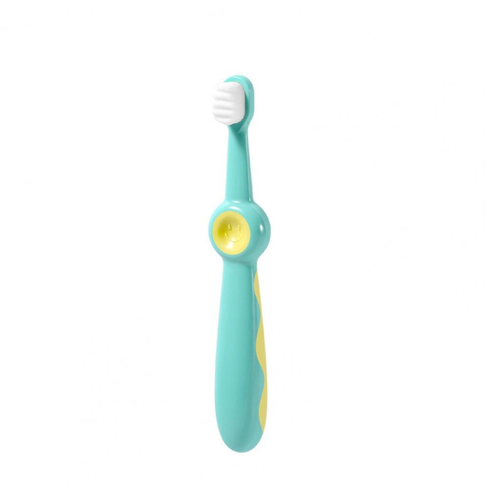 Baby Toothbrush with Anti-slip Handle Lightweight Safe PP Soft Bristles Toothbrushes for Kids Baby Tooth Care: Yellow