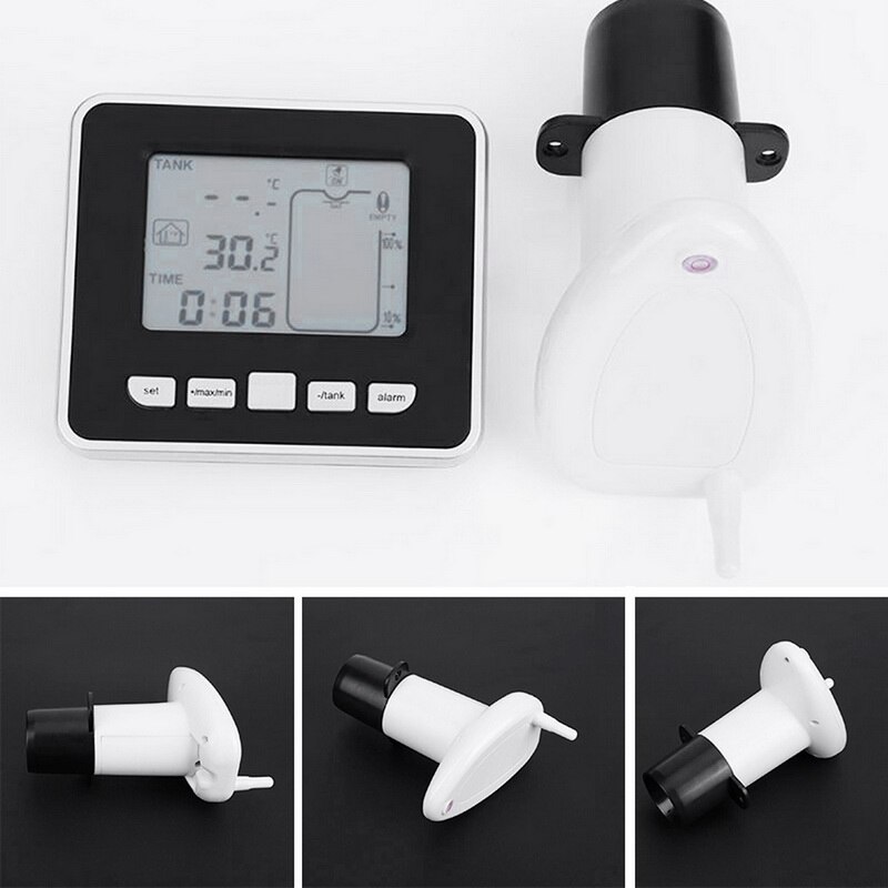 Ultrasonic Water Tank Level Meter Sensor w/ Temper... – Grandado