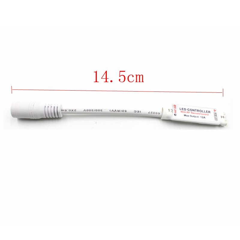 Dc 5v-12v-24v rgb rf trådløs mini ledet kontroller fjernkontroll sjåfør mørkere til ledet stripe lys smd 5050 2835 3528 2835 3014 5630