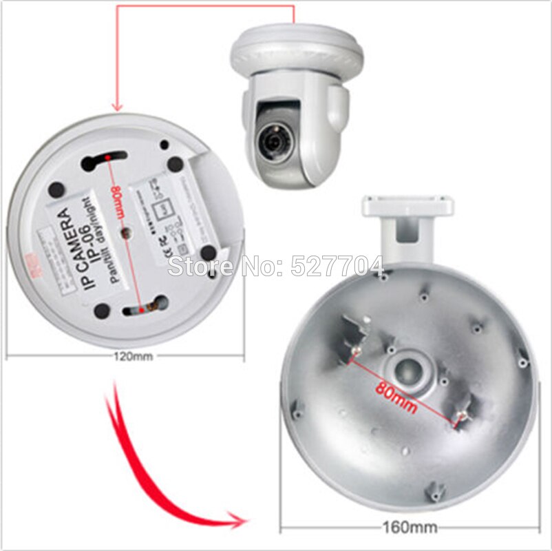 Carcasa de cámara domo de seguridad CCTV para exteriores, carcasa impermeable IP66, protector de cámara IP, resistente a la intemperie