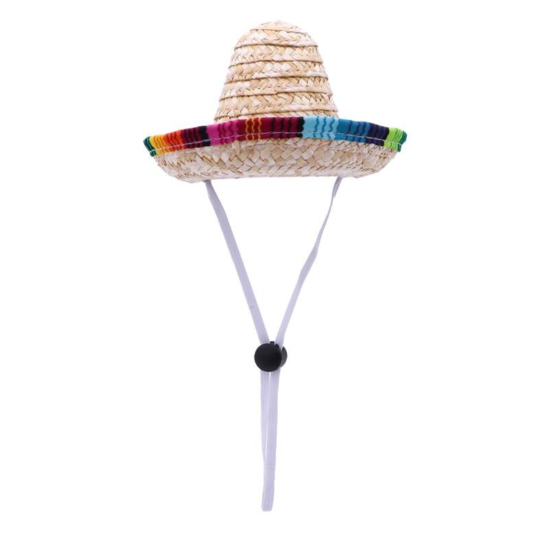 Dog Sombrero Hat Funny Dog Costume Chihuahua Clothes Mexican Party Decorations