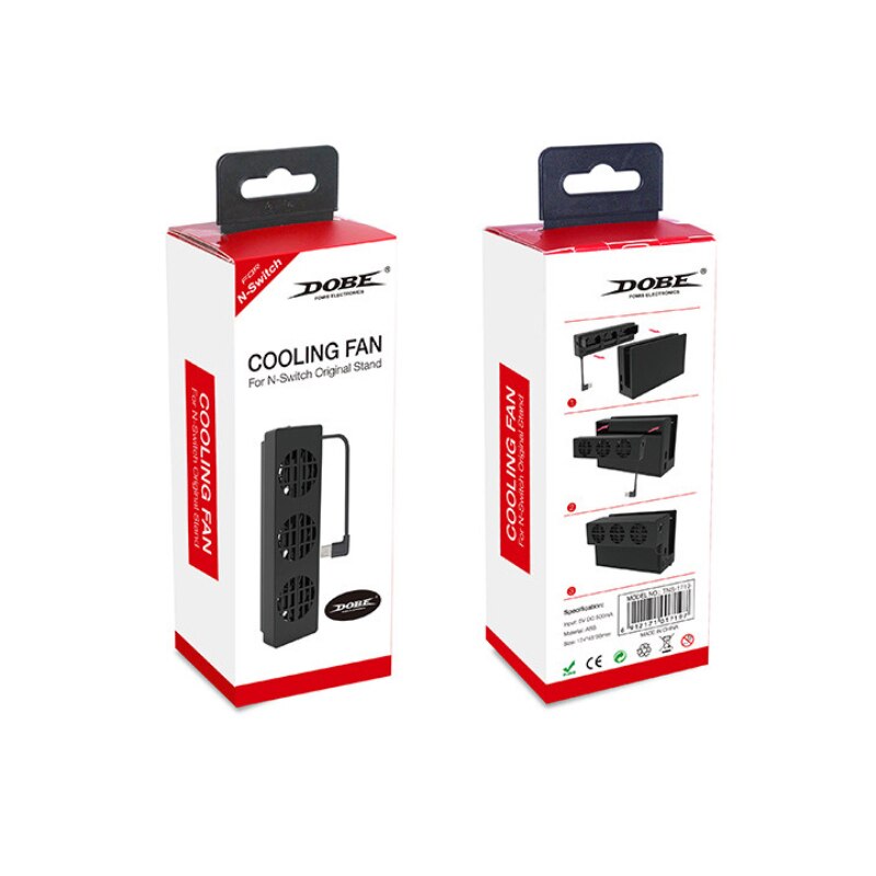 Pour Console Nintendo Switch DC 5V 3-Ventilateur Superbe Externe USB Ventilateur De Refroidissement Refroidisseur D'accueil D'échappement De Refroidissement Ventilateur De Radiateur