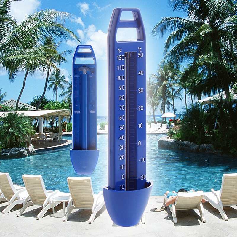 -20 ~ 120 ℉ &  -30 ~ 50 ℃ swimmingpool spabad karbad temperatur termometer blå gxmb