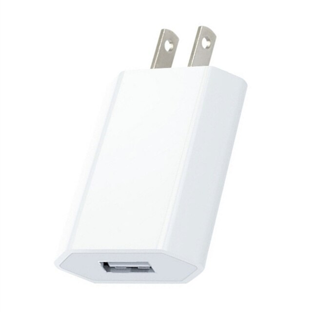 Cargador USB de pared con enchufe europeo, Cable de carga y adaptador de cargador para iPhone 5, 5S, 5C, 6, 6S, 7, 8 pines: US Plug