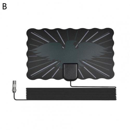 Reliable Thin Wide Compatibility 2000 Miles Easy Setup Digital Antenna for Indoor Digital Antenna Digital TV Antenna:  B