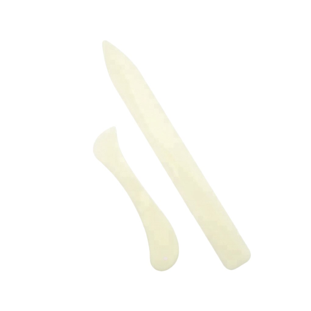 Outil de rainurage en papier, 2 pièces, en plastique, pour marquage des os, pliage, Scrapbooking, bricolage, outil de reliure de cartes à la main