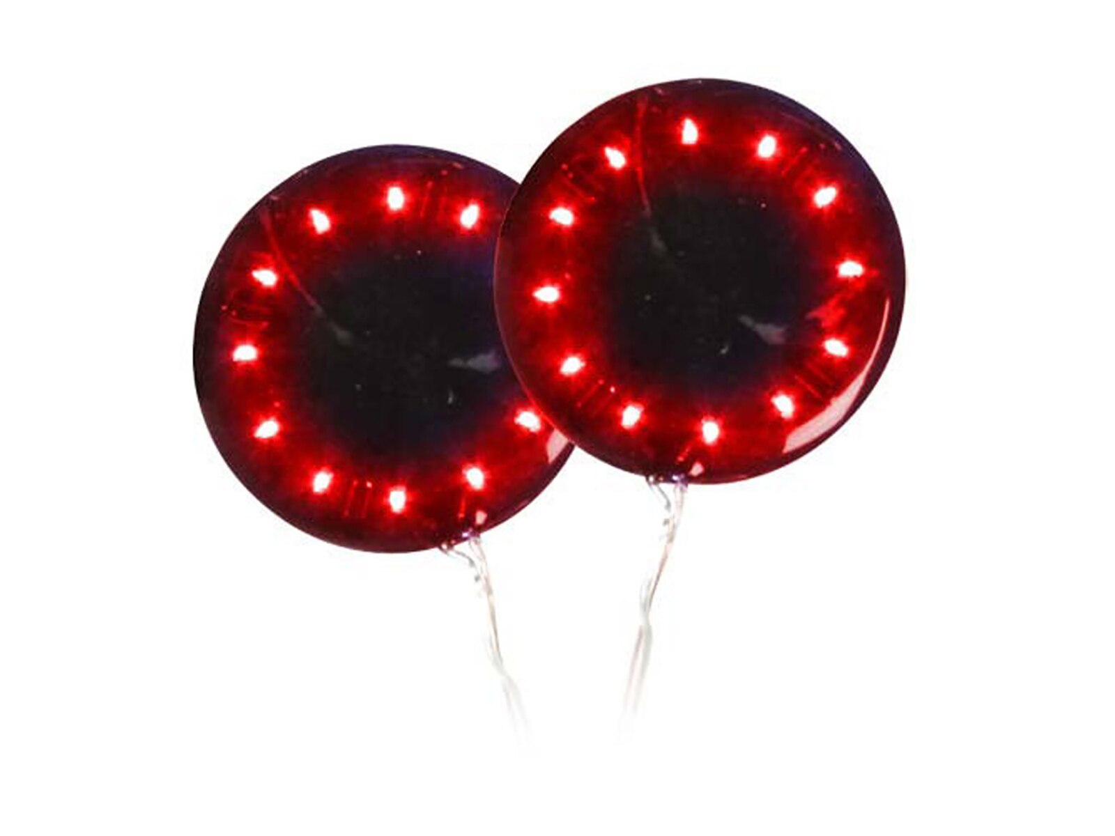 Lichtgevende Paar Discs Met 12 Led Verlichting Voor Auto Tuning-Led-Schijven 12V-White: Default Title