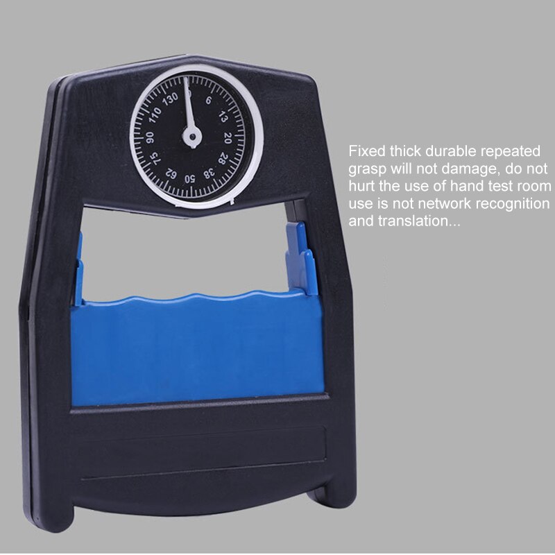 Portable Dynamometer Hand Grip Power Measurement Meter Body Mucle Clamp Forcemeter Adjustable Strength Force Gauge 130Kg/286Lbs