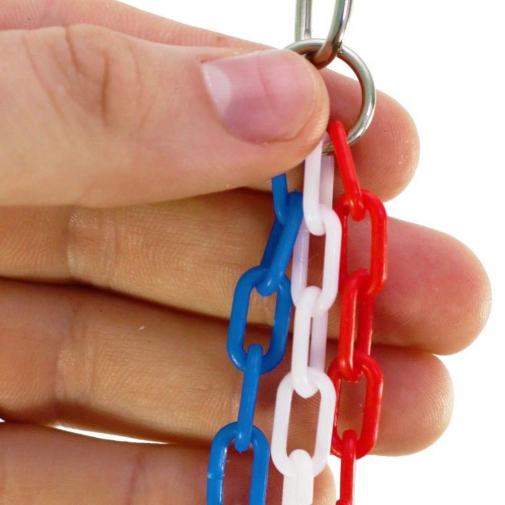 Uccello pappagallo moda blu verde giallo decorazioni ciondolo legno 3 campana catena molare macinazione zampa giocattolo da masticare decorazione gabbia