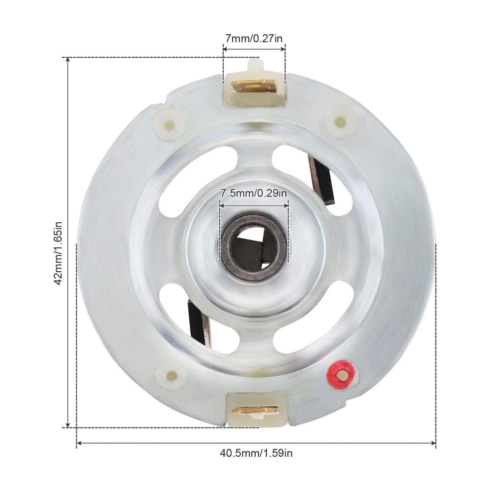 DC Motor Carbon Brushes Holder, Ferramentas Elétricas com Escova de Cobre, Acessórios, 2Pcs, RS775, RS755, RS750