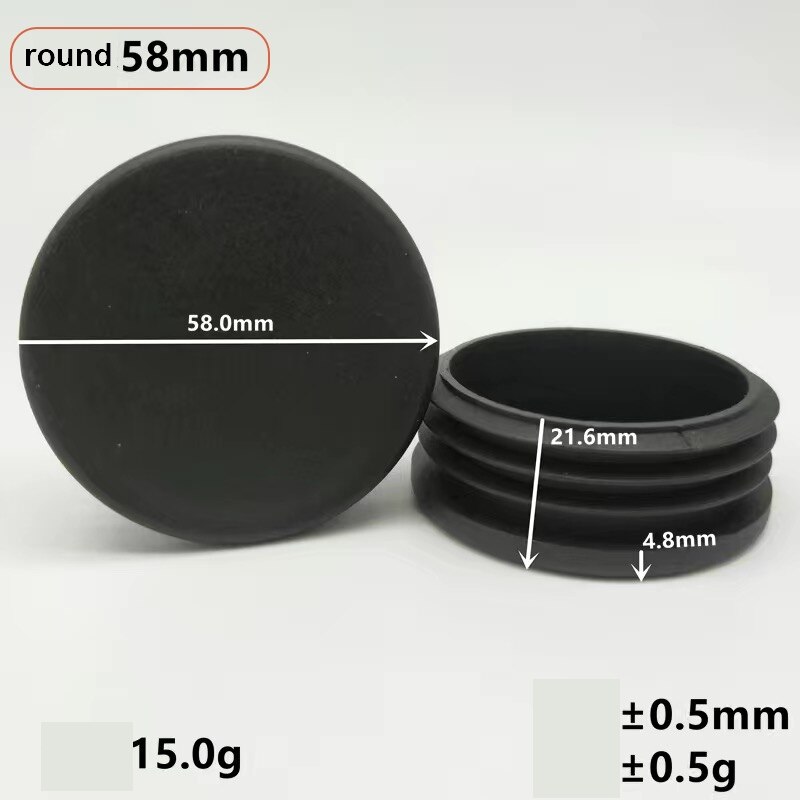 PE round tube stopper tube leveler pipe leveler: 14